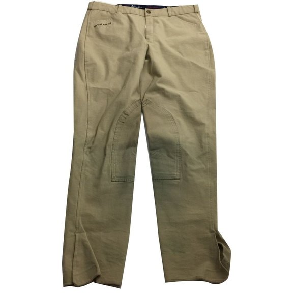 John Whitaker Breeches Khaki Beige Horse Riding Women's Size UK 32 (30x27 Mea) - Picture 1 of 5